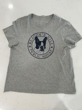 J.Crew graphic tee Boston terrier